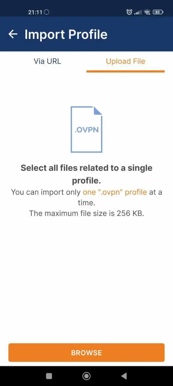 Скриншот интерфейса приложения VPNTYPE