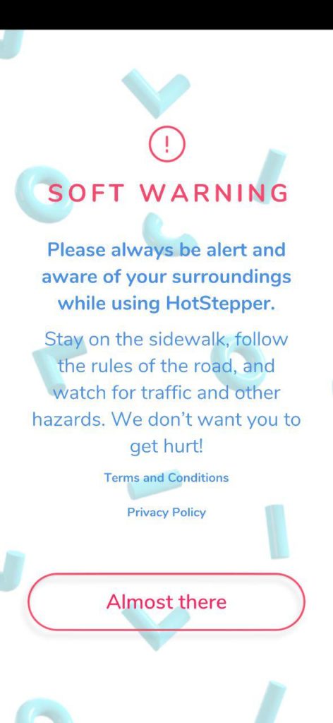 HotStepper Предупреждение