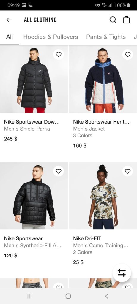 Nike Одежда