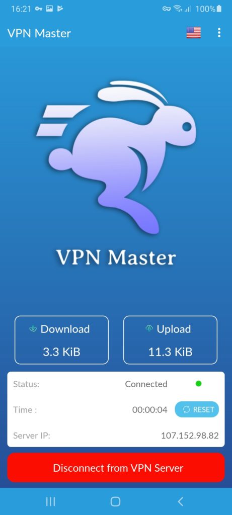 VPN Master Статистика