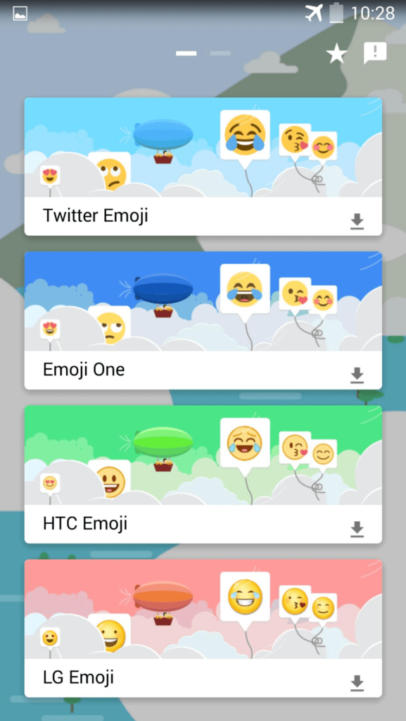 W2 Emoji Changer Выбор смайликов