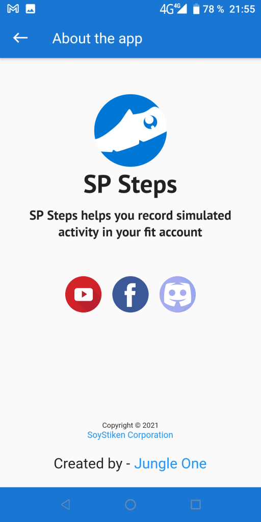 SP Steps О приложении