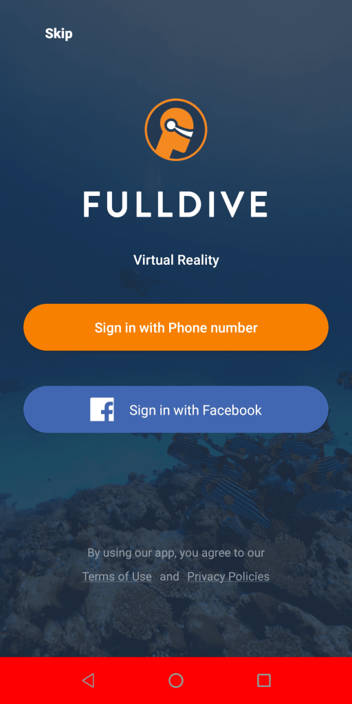 Fulldive VR Вход
