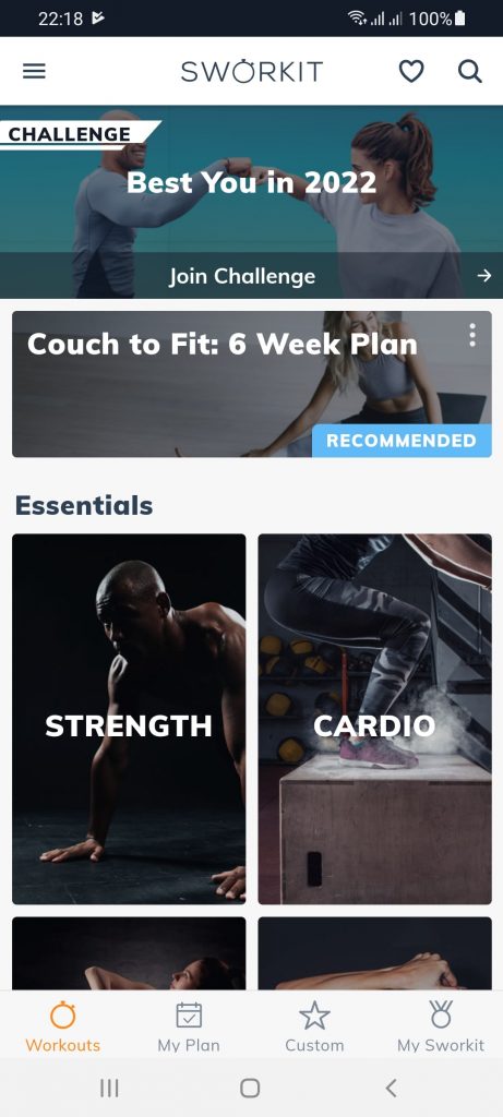 Sworkit Workouts