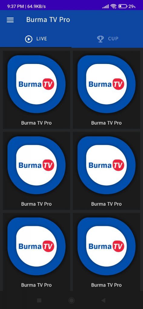 Burma TV Channels