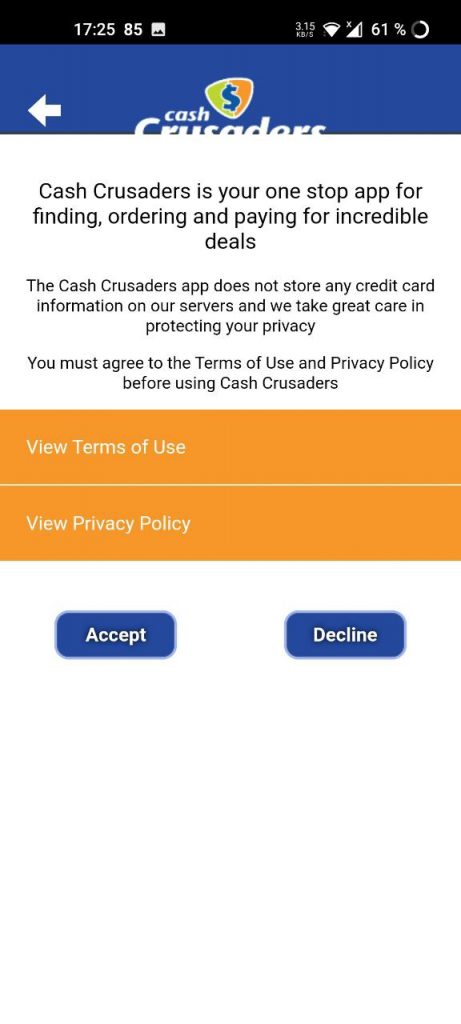 Cash Crusaders Privacy Policy