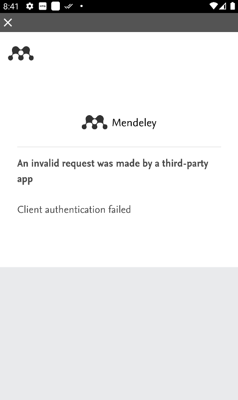 Mendeley Autorización