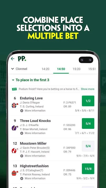 Paddy Power Multiple bets