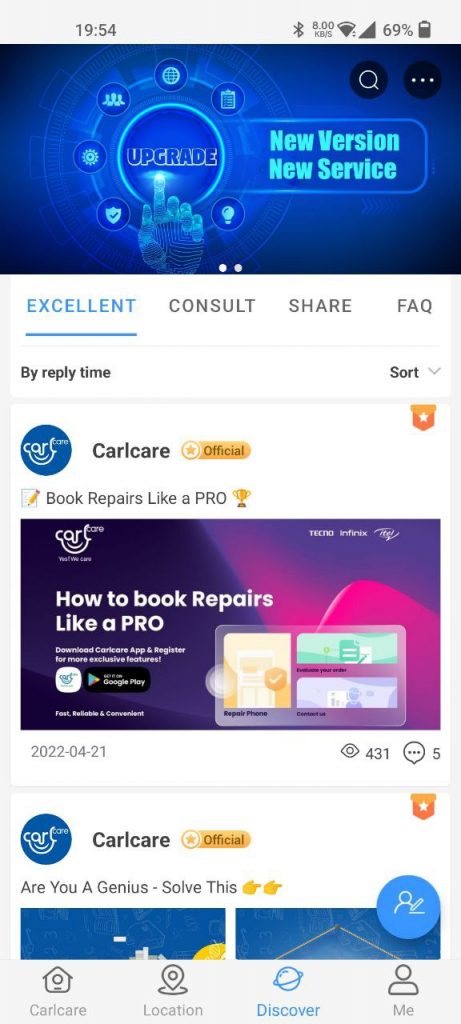 Carlcare Discover