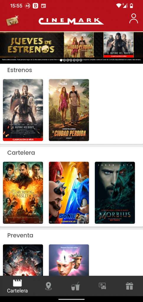 Cinemark Colombia Cartelera