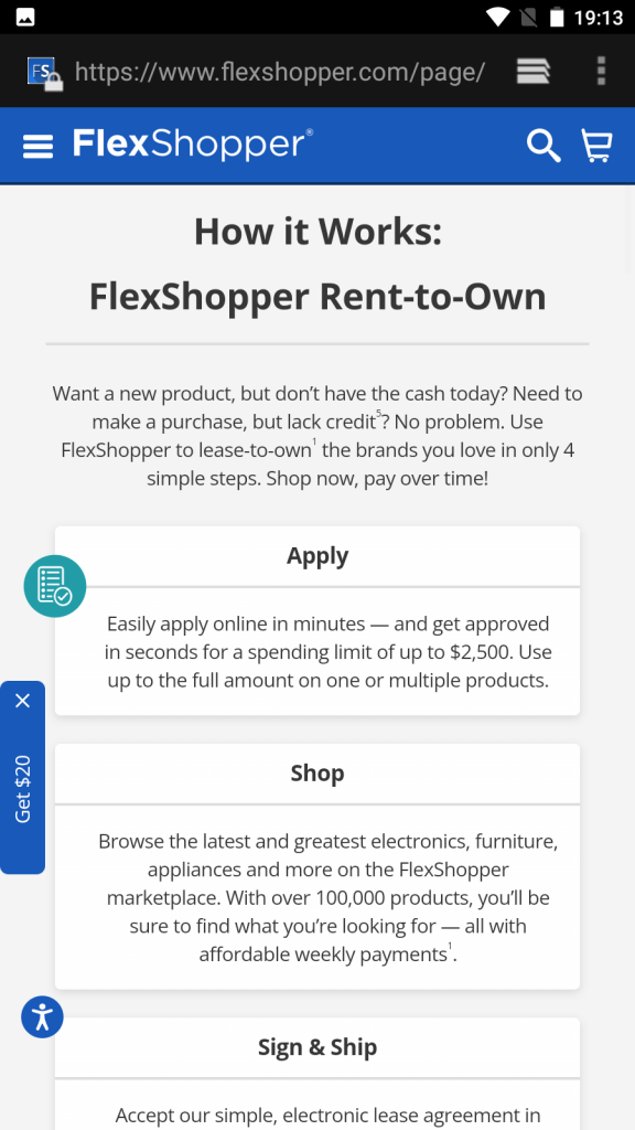 FlexShopper Details