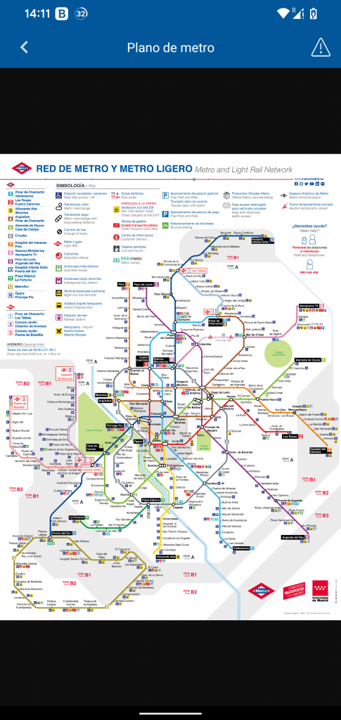 Metro Madrid Mapa