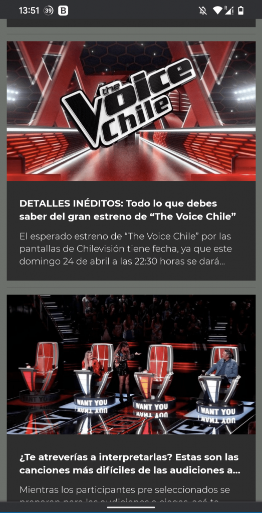 The Voice Chile Inicio