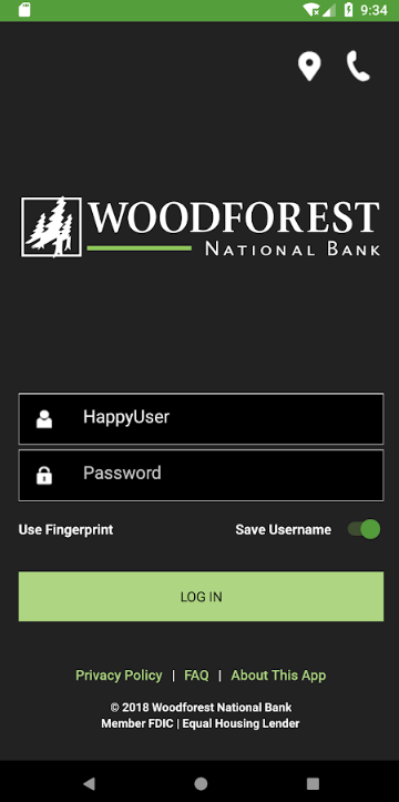 Woodforest Bank Registration