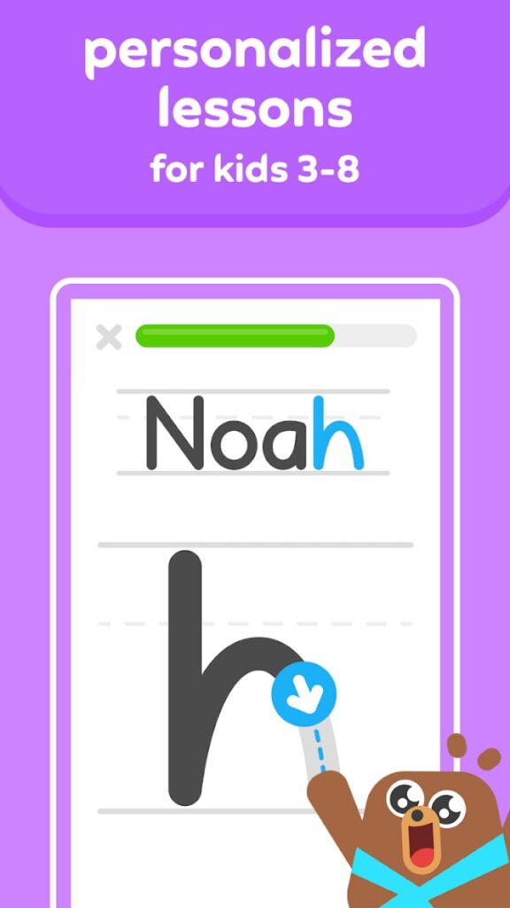 Duolingo ABC Personalized lessons