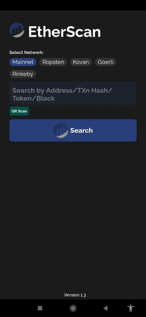 EtherScan Search