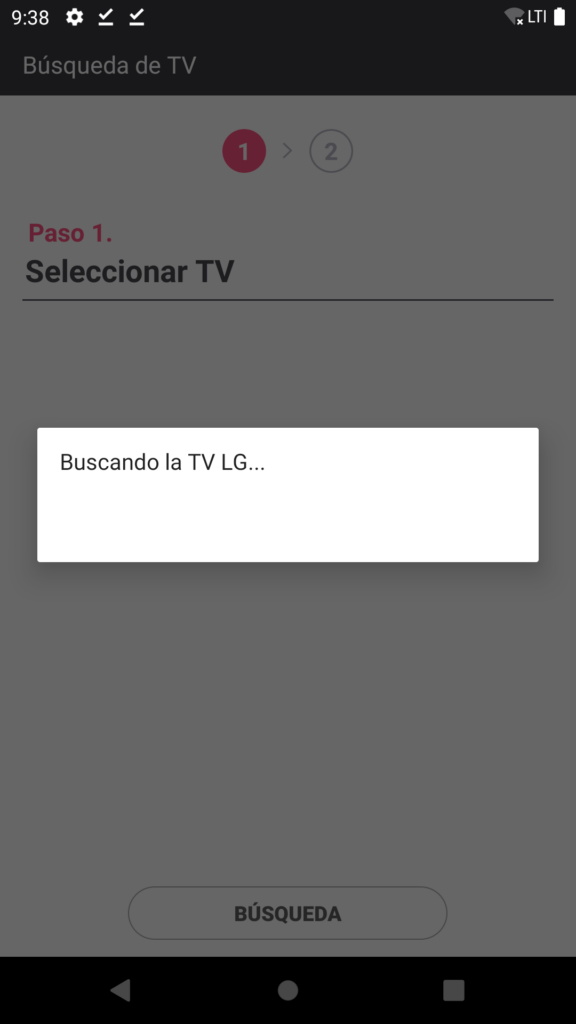 LG TV Plus Pesquisa de TV