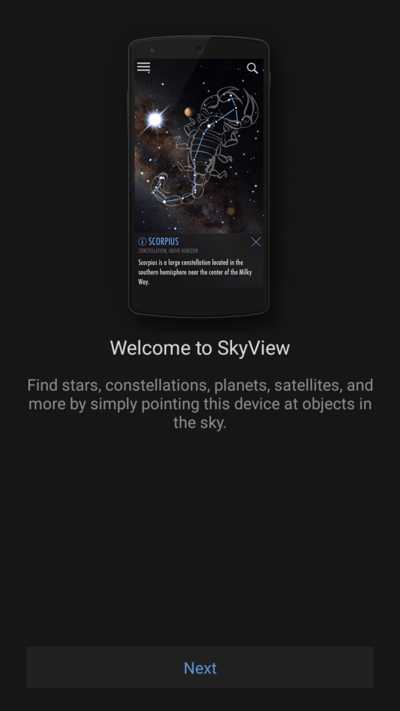 Skyview Características