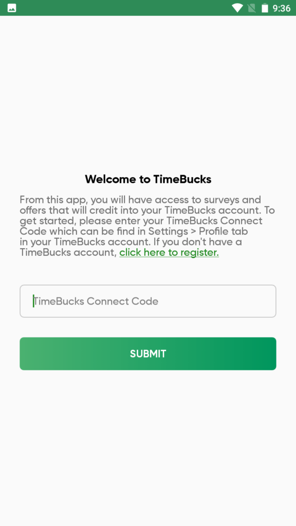 TimeBucks Home Page