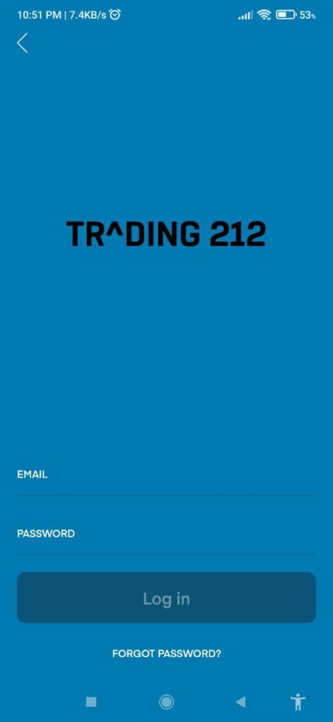 Trading 212 Sign in