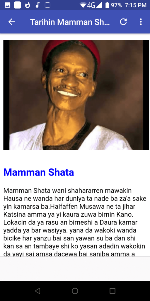 WAKOKIN SHATA Mamman Shata
