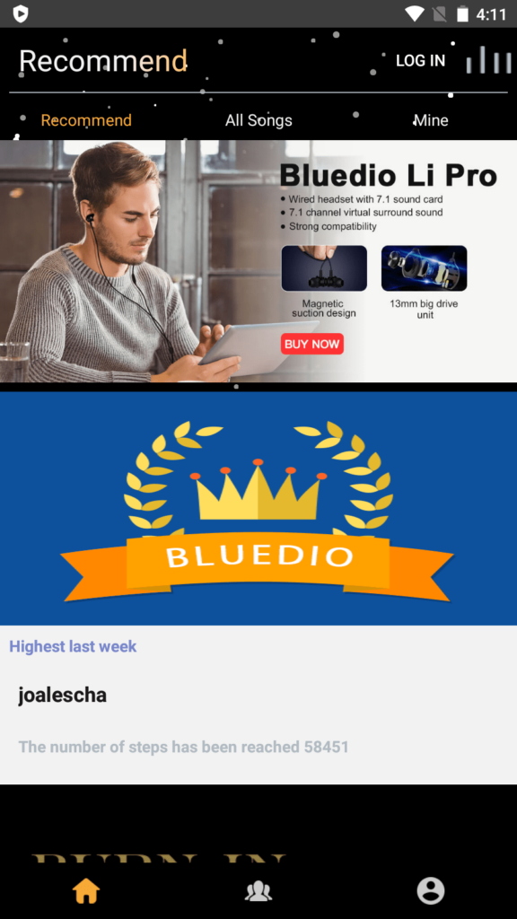 Bluedio Homepage