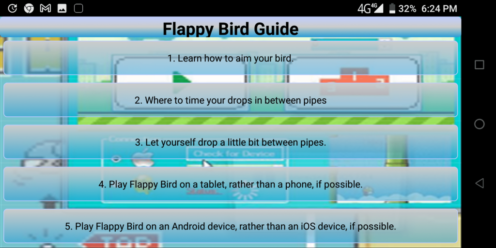 Flappy Bird Hack Guide