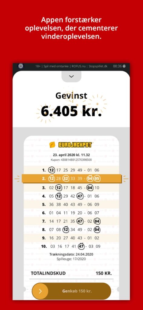 Danske Spil Numbers