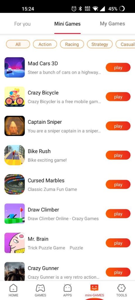 NineApps MiniGames
