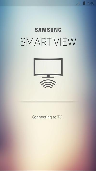 Samsung Smart View 연결 중