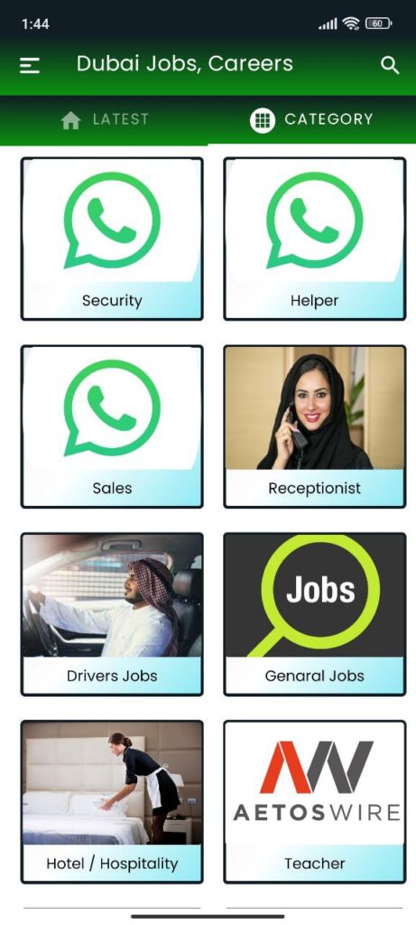 All Dubai Jobs Категории