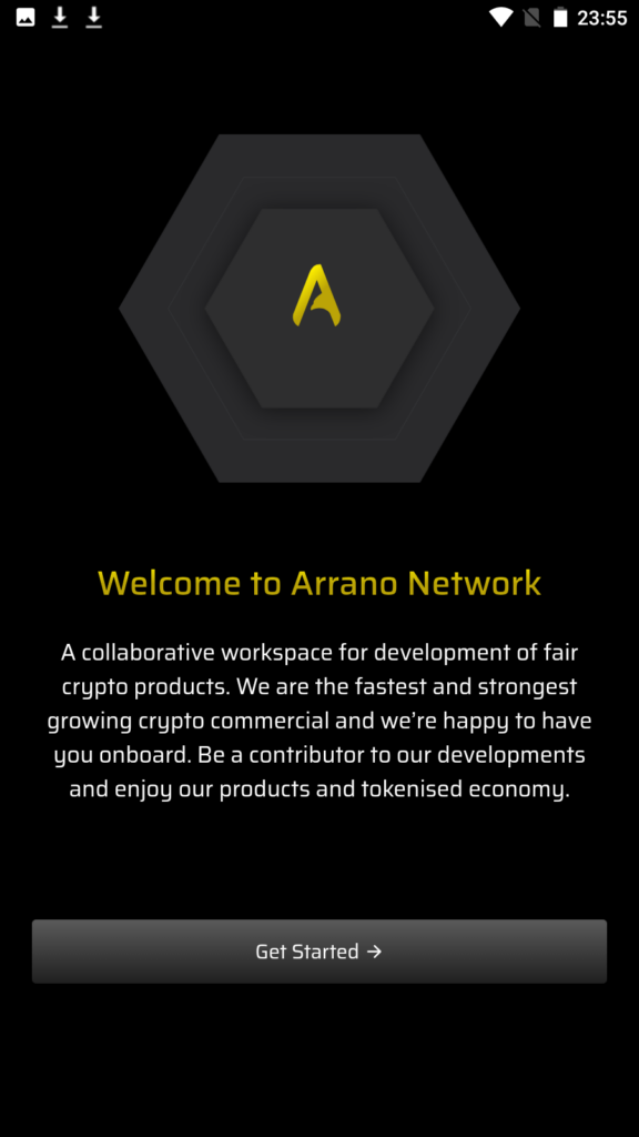 Arrano Network Welcome