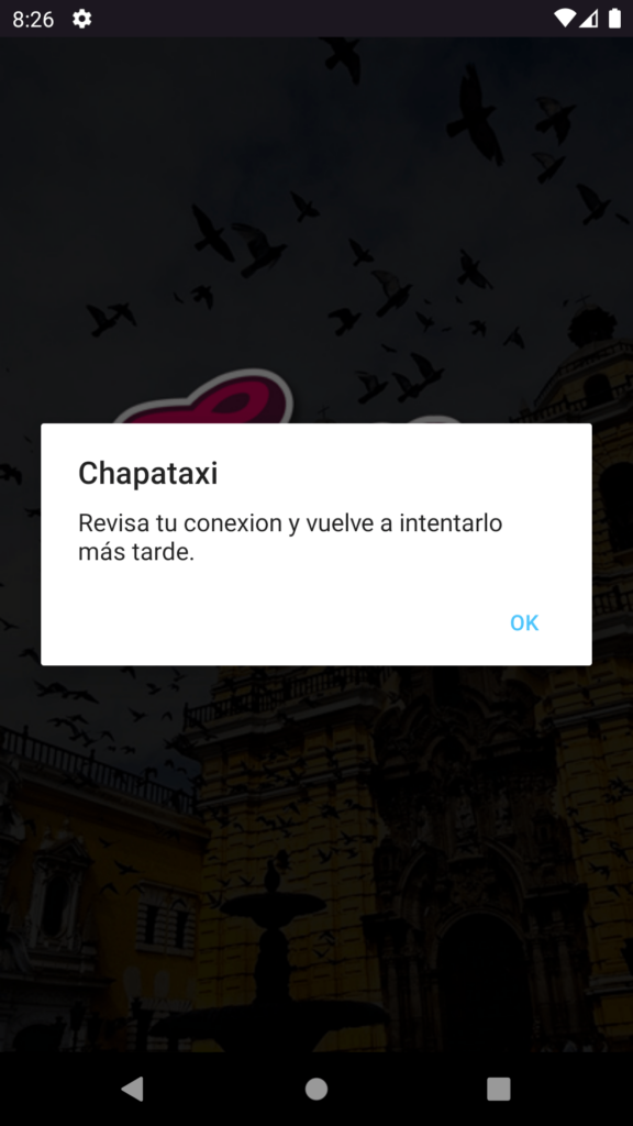 Chapa Taxi Aviso