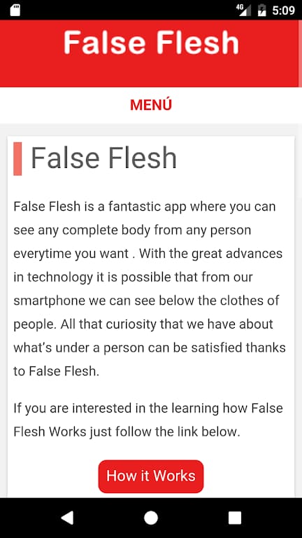 False Flesh How it works