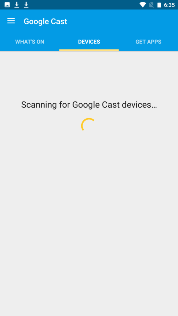  Google Cast Interface
