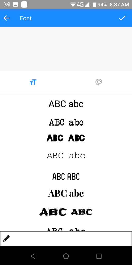 InstaFrame Fonts