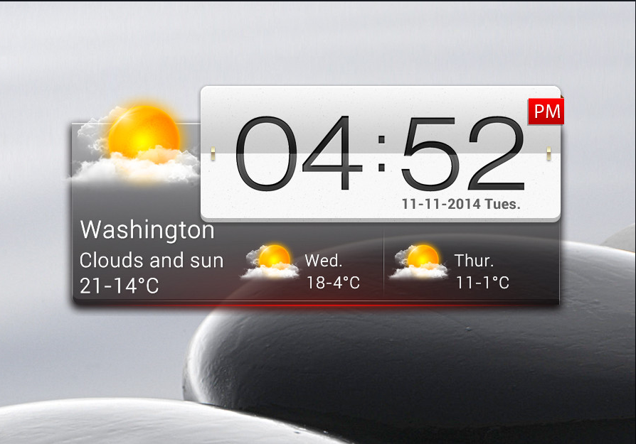 Lenovo Weather Widget