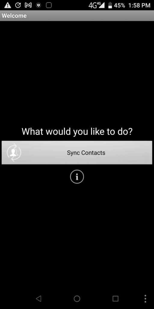 PhoneSwappr Sync contacts