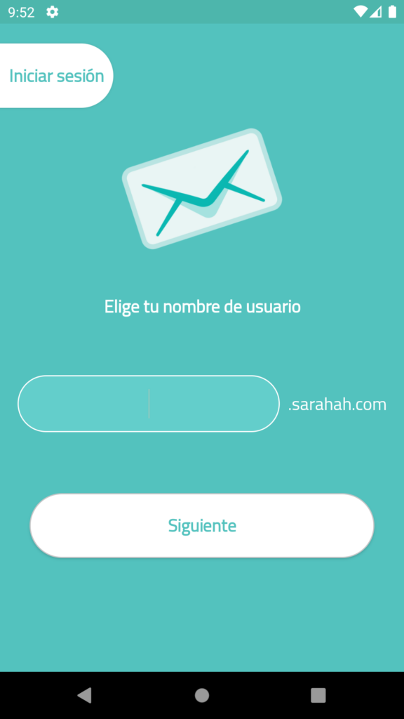 Sarahah Registro