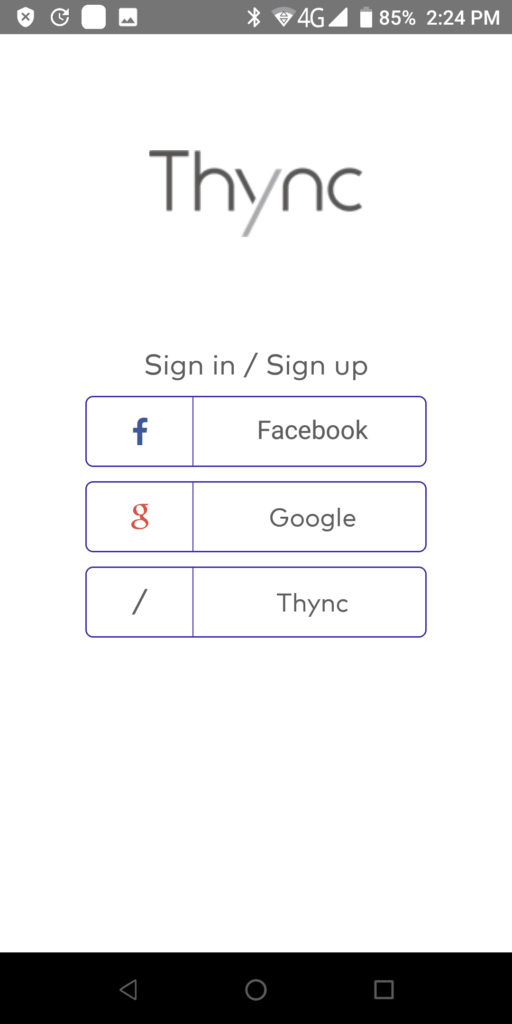 Thync Edition One Sign in