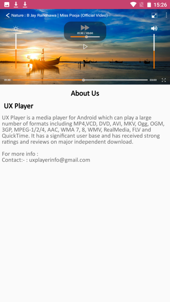 UX Player Information