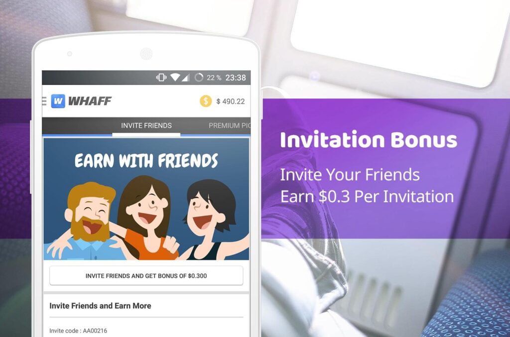 WHAFF Rewards Invitation