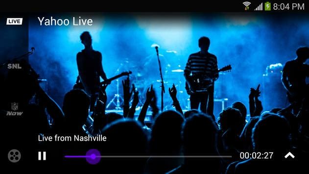 Yahoo Screen Live
