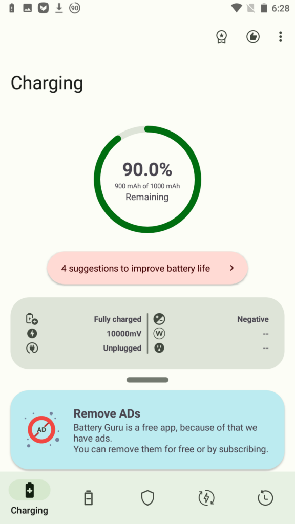 Battery Guru Charging