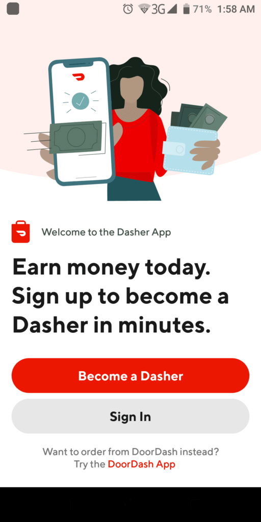 Dashet Become a dasher