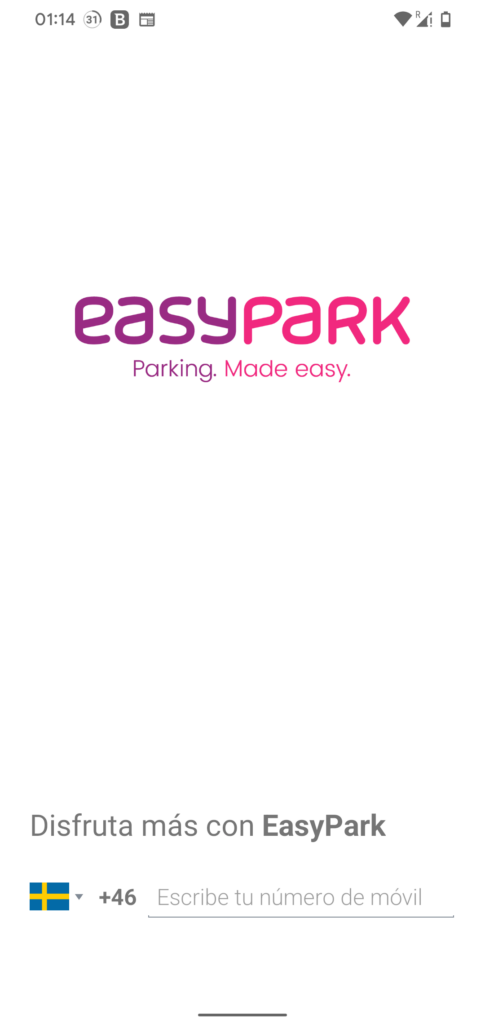 EasyPark Registro