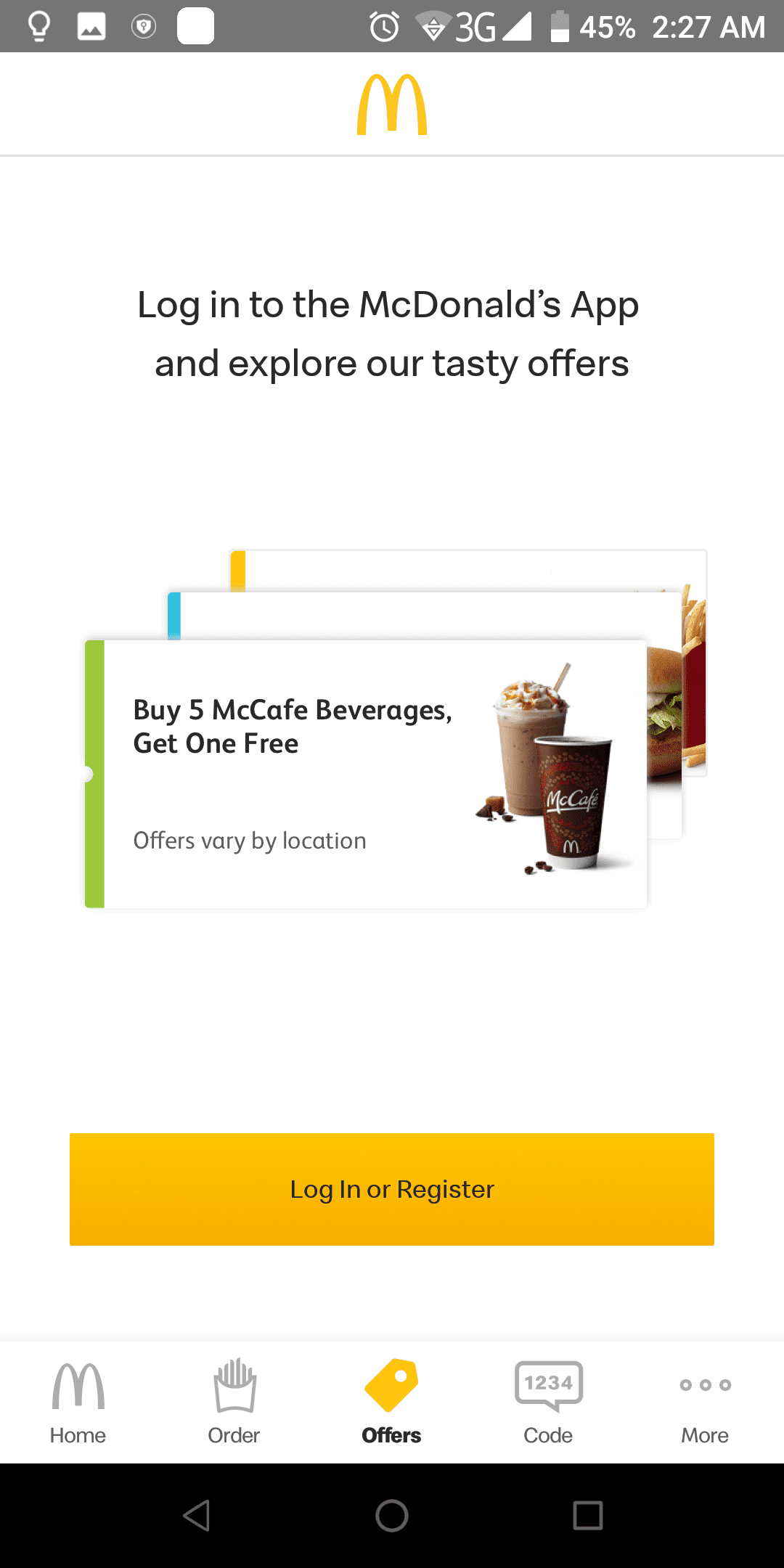 McDonalds UK – Download McDonalds UK App for Android