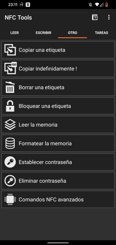 NFC Tools Otro