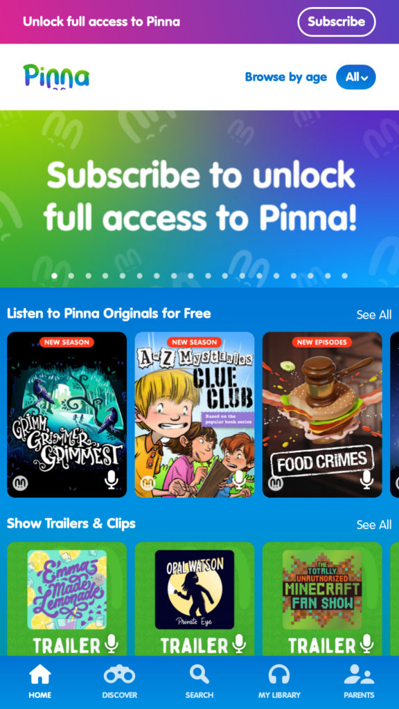 Pinna Homepage