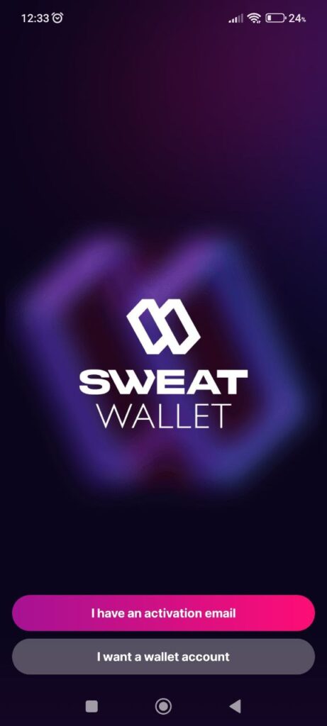 Sweat Wallet Вход